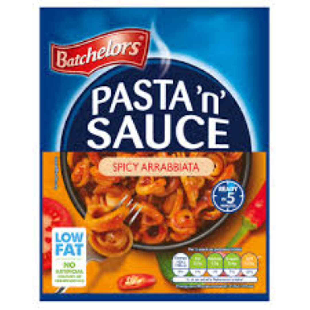 BATCHELORS PASTA N SAUCE SPICY ARRABBIATA 99G